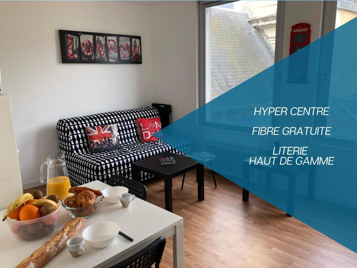 캉 Hyper Centre - Wifi Fibre Gratuit - Jergweloh - Le Londonien 아파트 외부 사진